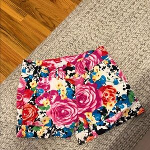 New York company 4 Floral Print Shorts